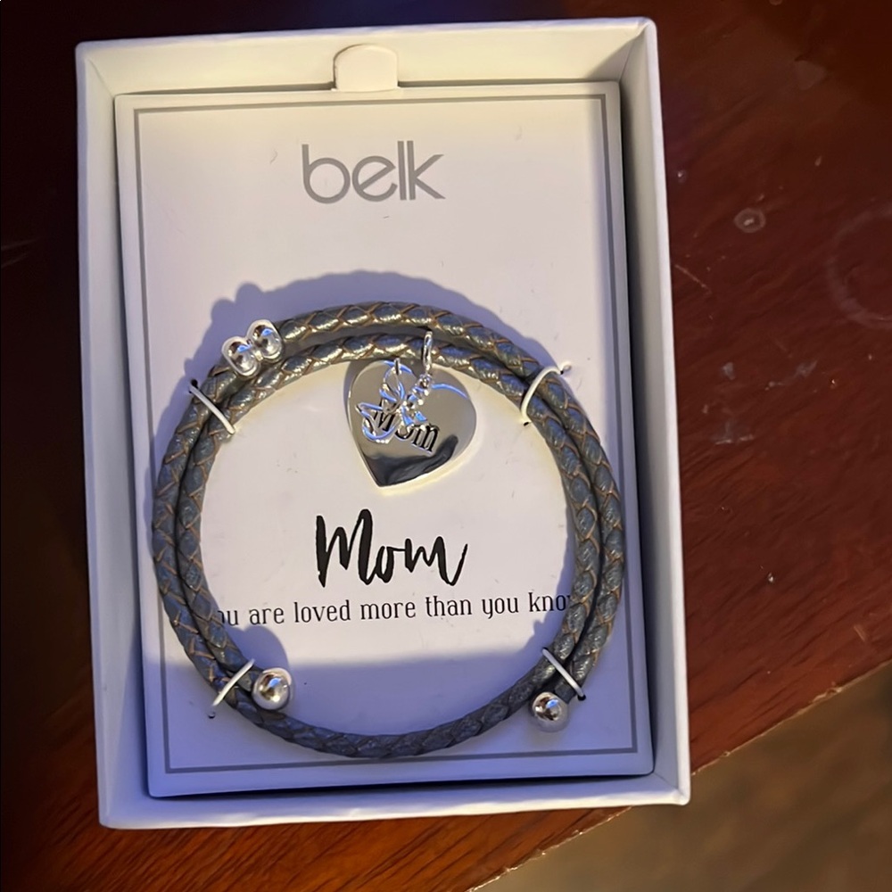 Belk Silver Heart Charm Bracelet